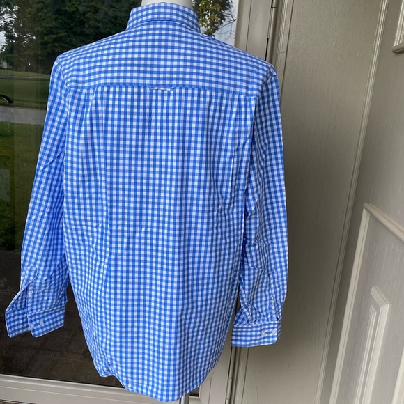 EUC Club Room Men’s gingham/ plaid button down shirt - Picture 3 of 16